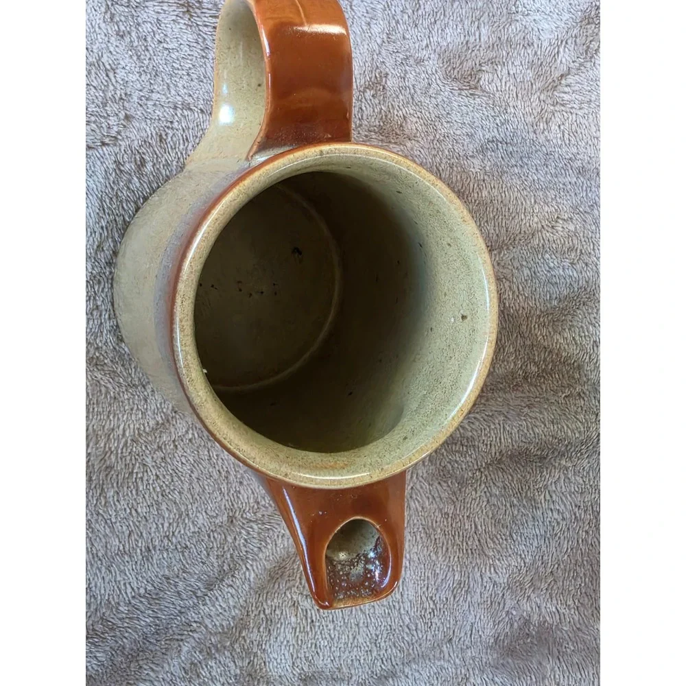 Mikasa Potters Art Earthy Creamer Ben Seibel Design FF 850 Stoneware Japan